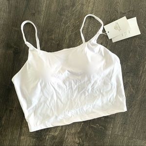 NWT White Yoga Tank